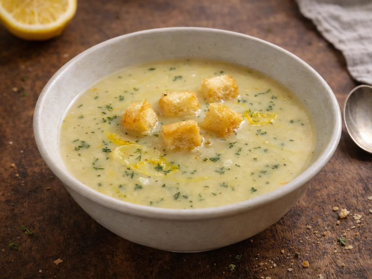 Avgolemono Soup (Greek Lemon Chicken Soup)
