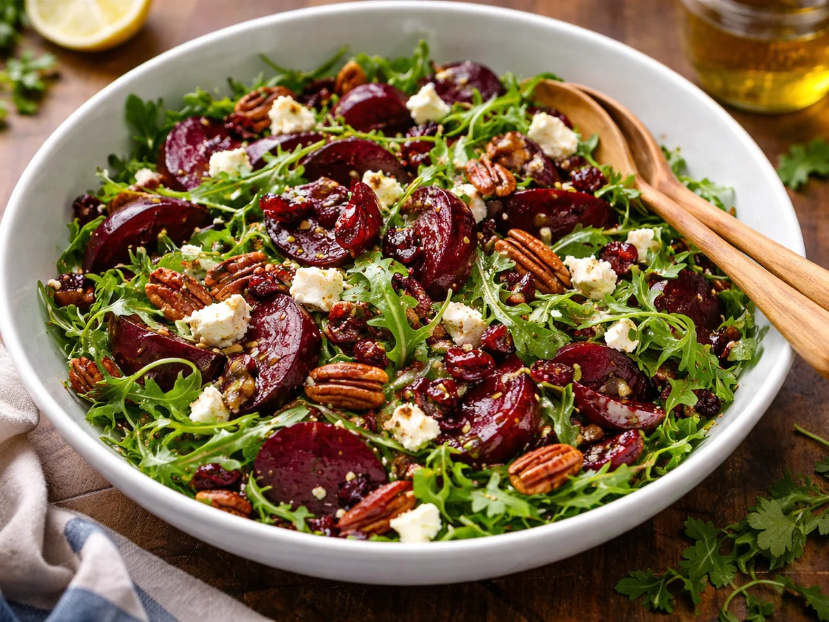 Beet Salad with Yogurt and Walnuts
