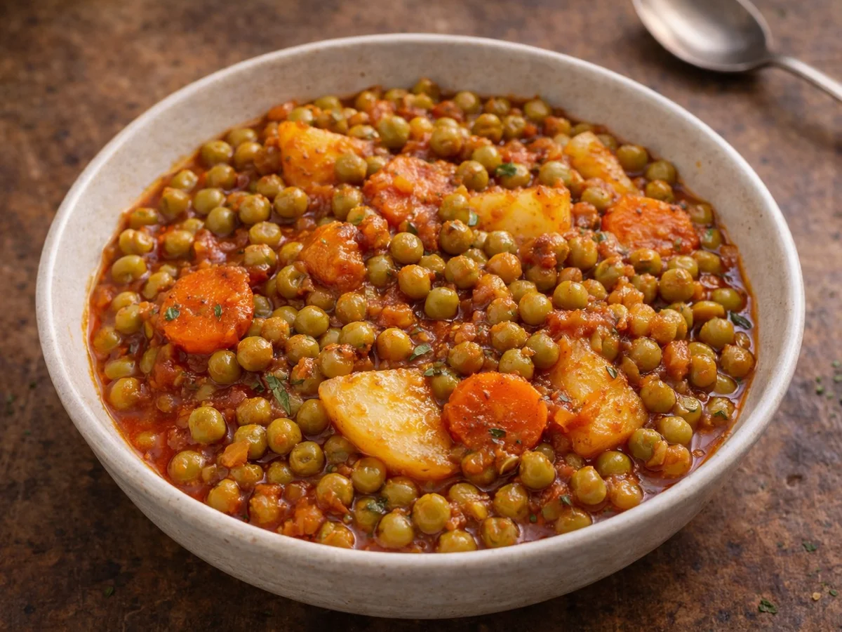 Arakas (Greek Style Peas)
