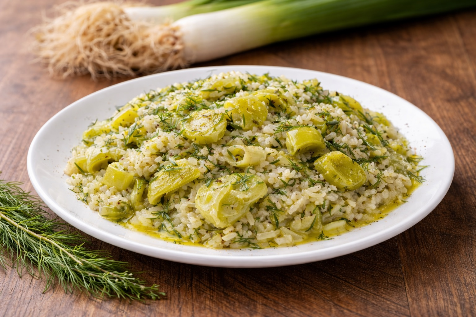 Leeks and Rice (Prasorizo)