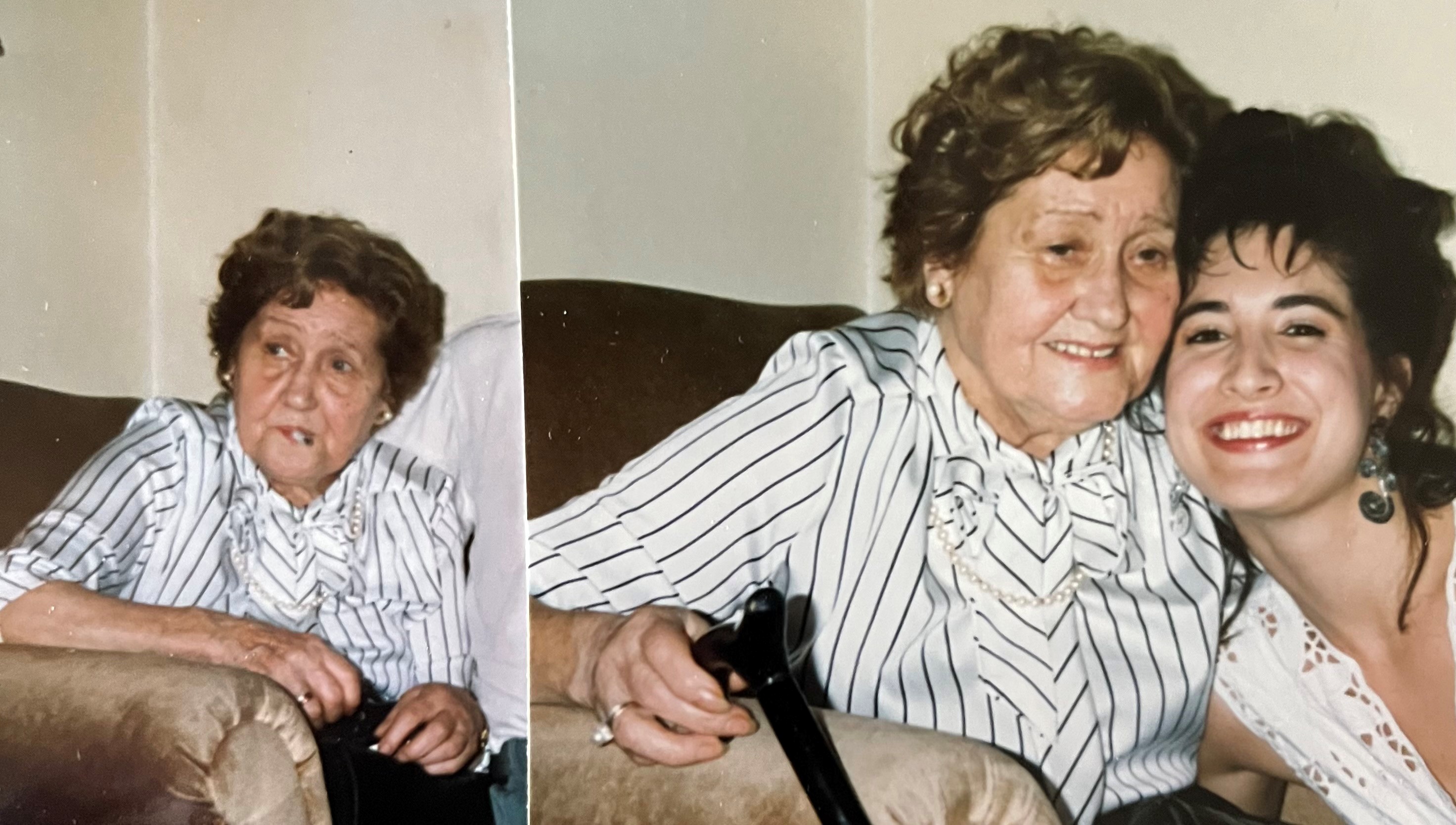 Yiayia Kikitsa with Carol